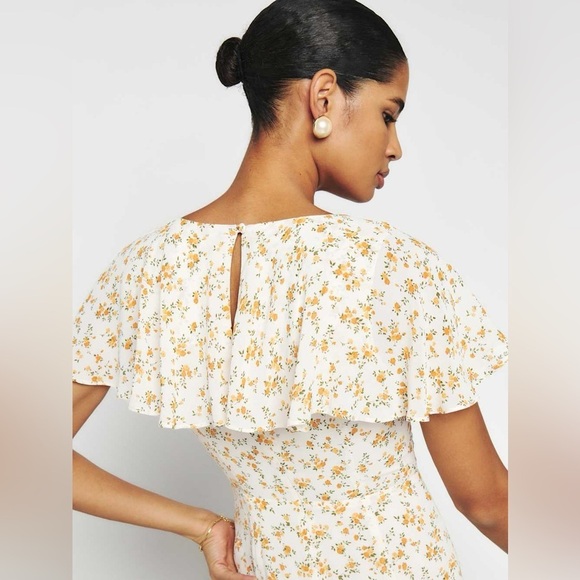 Reformation Bronwen midi dress size 10 - Picture 4 of 11